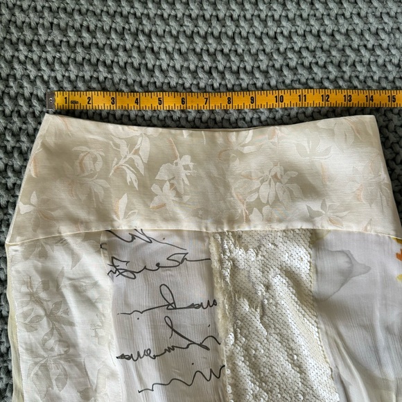 Zara Patchwork Midi Skirt ZW Collection - Picture 5 of 9